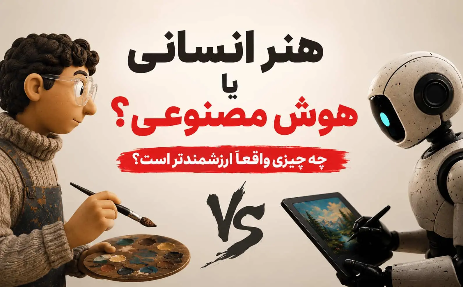 پارادوکس هنر در عصر هوش مصنوعي | چرا ساخته انسان ارزشمندتر مي‌شود؟