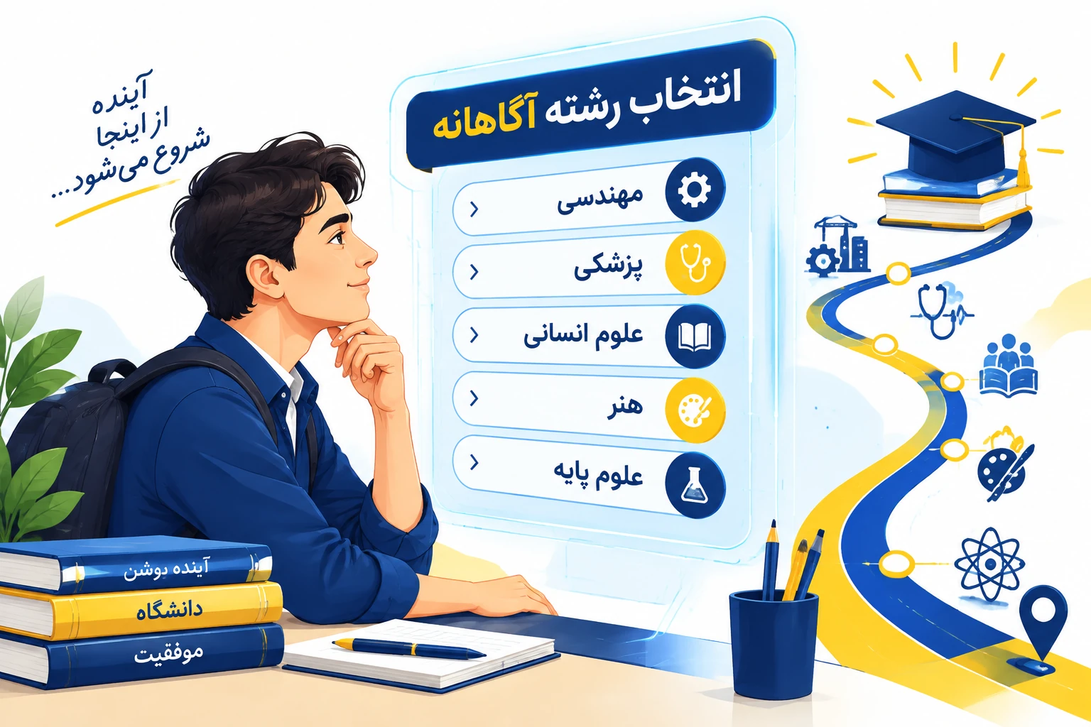 موفقیت تحصیلی و انتخاب رشته آگاهانه